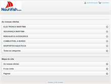 Tablet Screenshot of nautifish.com